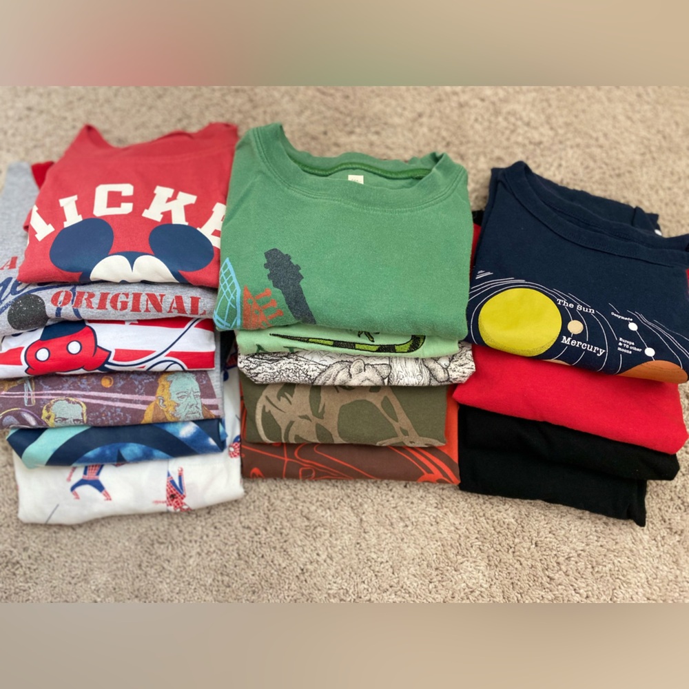 Kids Graphic T-Shirt Bundle (15 pieces), size 5/6